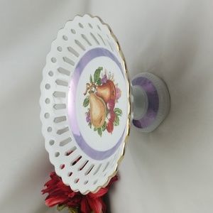 Japanese Porcelain Pedestal Fruit Bowl
